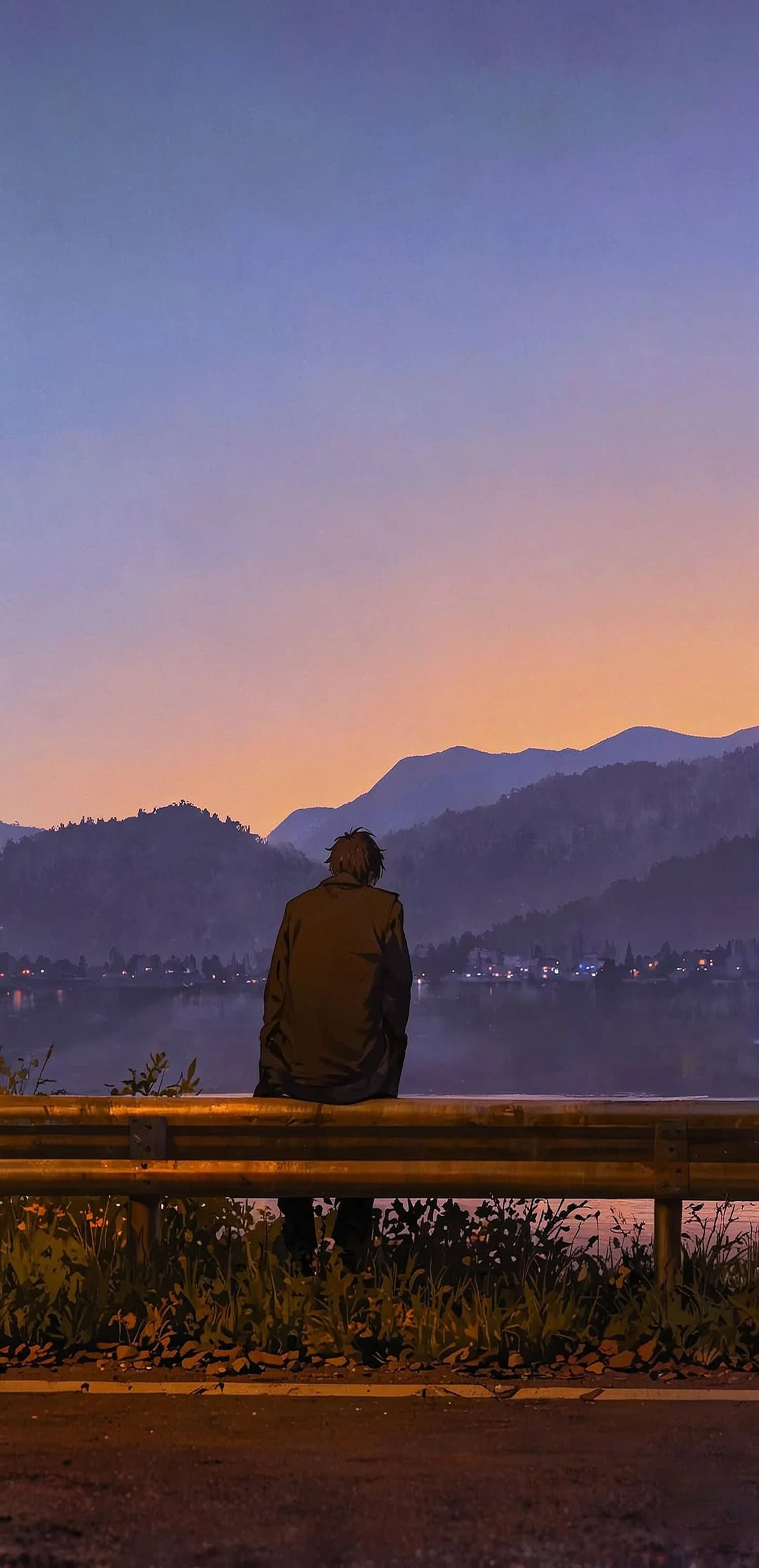 Man At Dusk