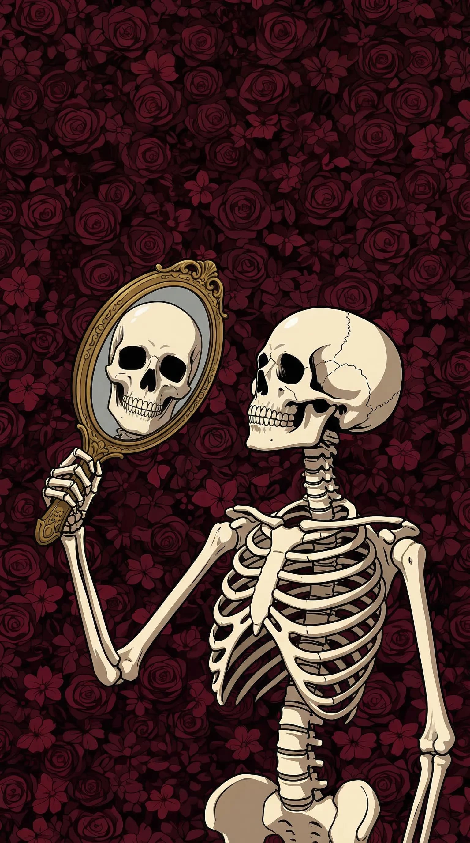 Skeleton's Dark Reflection