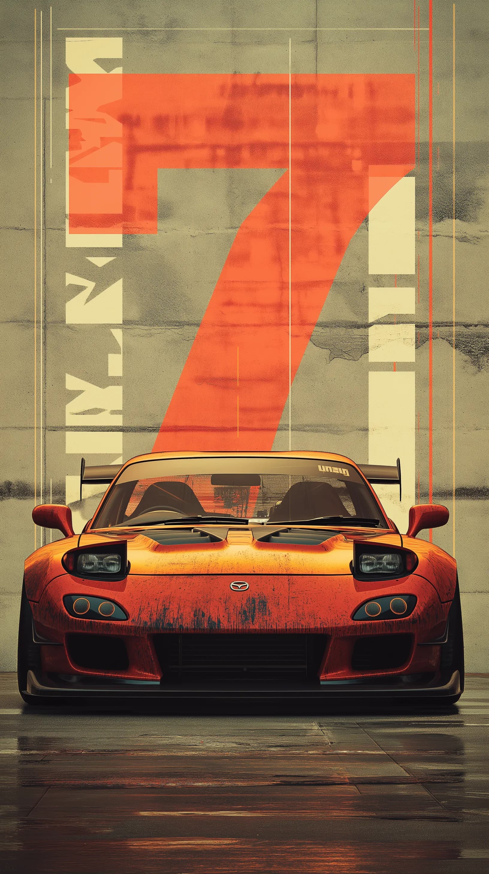 Mazda RX 7 by Pixel Pulse
