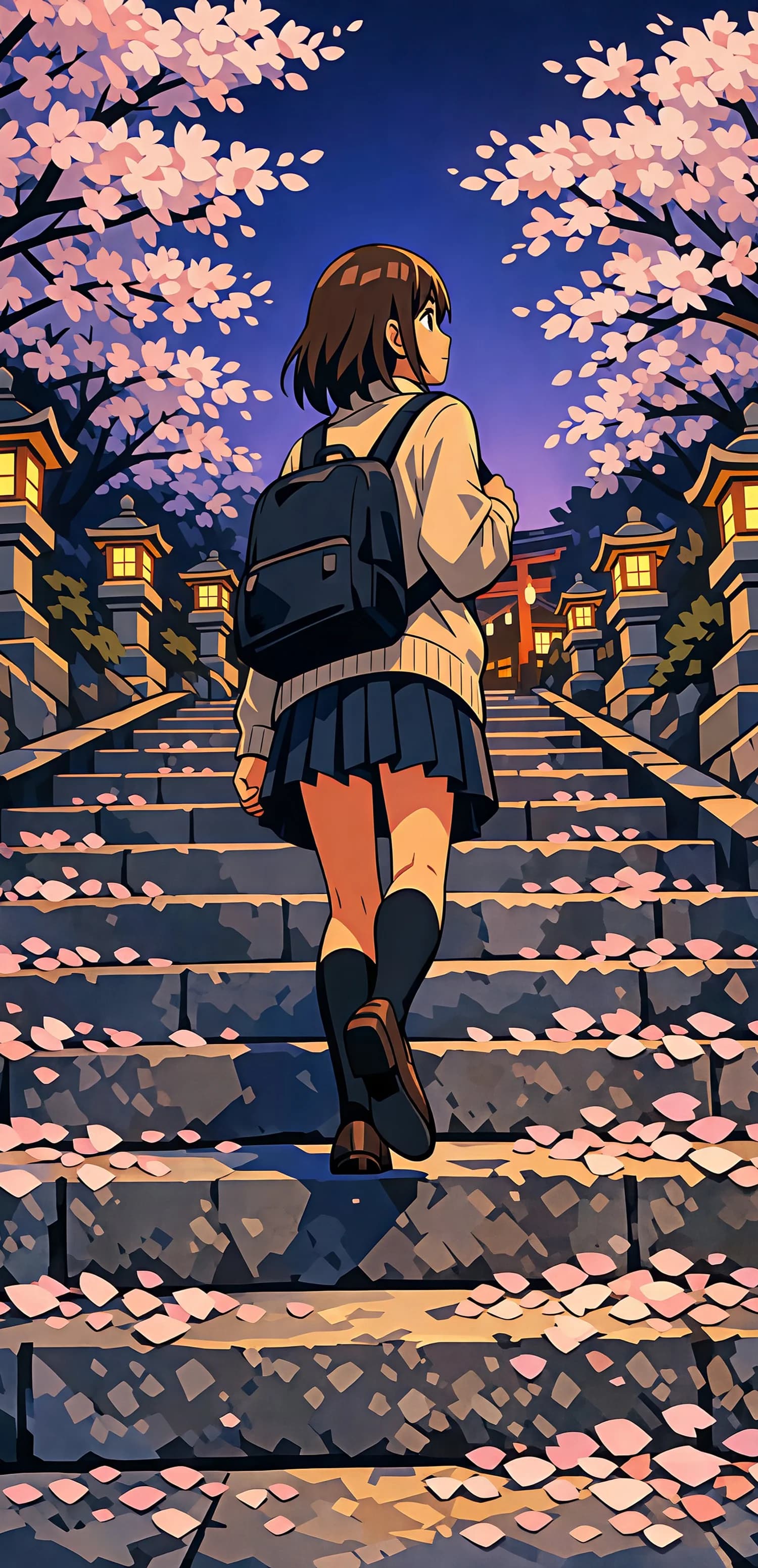 Sakura School Steps
