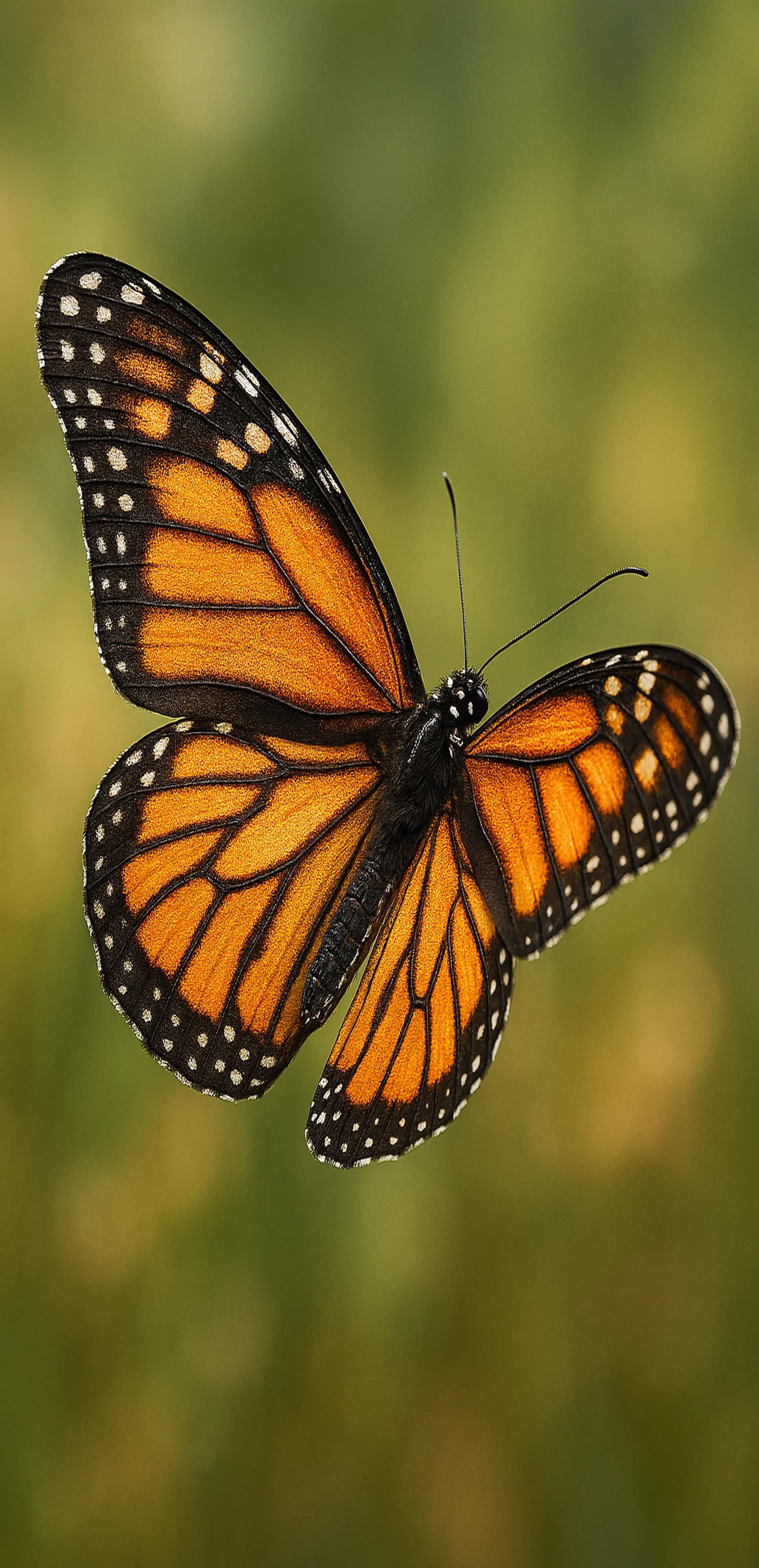 Monarch Butterfly Flight