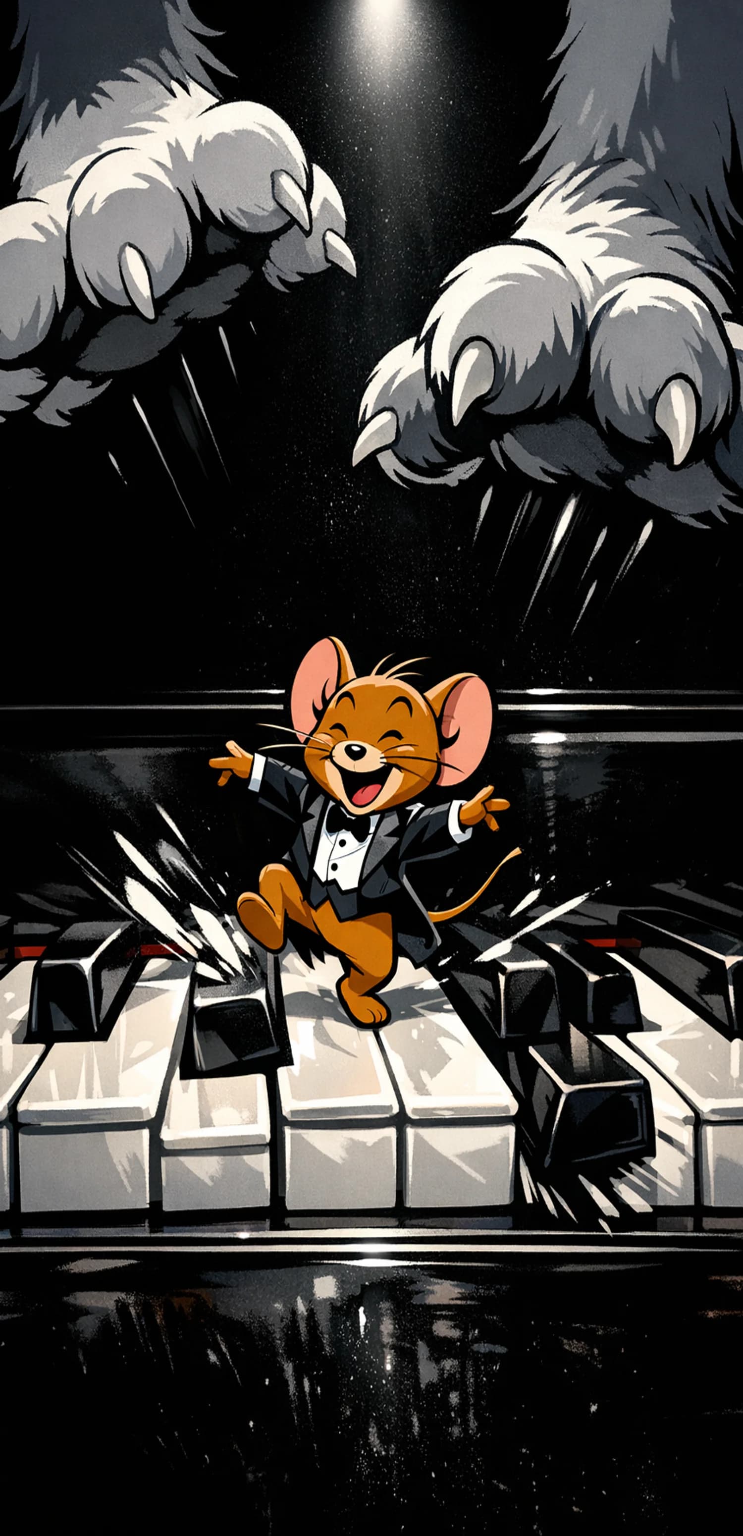 Mouse On Piano