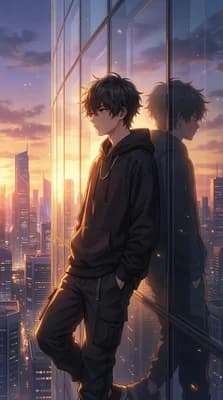 City Sunset Contemplation wallpaper thumbnail