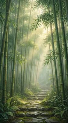 Bamboo Forest Path wallpaper thumbnail