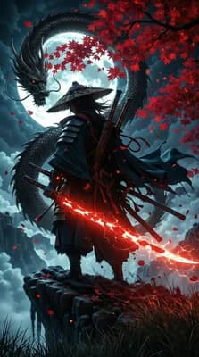 Dragon’s Oath Under Moon wallpaper thumbnail