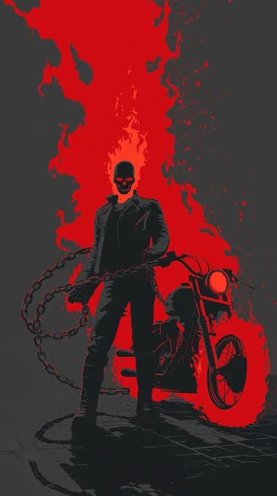 Ghost rider by Pixel Pulse wallpaper thumbnail