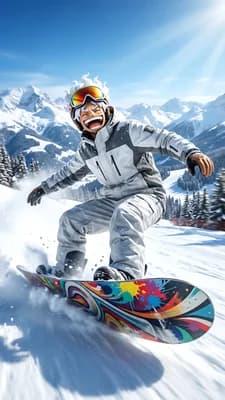 Luffy — Straw Hat Snow Rider wallpaper thumbnail