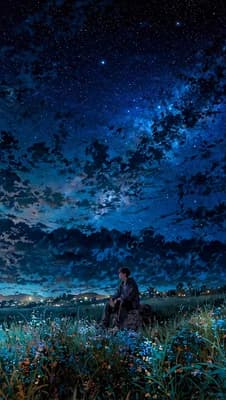 Starry Night Sky wallpaper thumbnail
