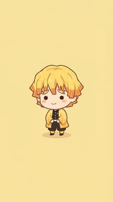 Chibi Zenitsu wallpaper thumbnail