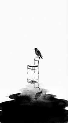 B&W Illustration wallpaper thumbnail