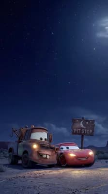McQueen and Mater wallpaper thumbnail