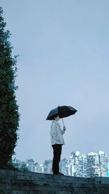 Rainy City Solitude wallpaper thumbnail