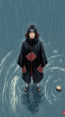 Rainy Itachi Gaze wallpaper thumbnail