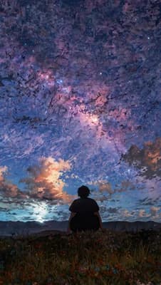 Stargazing In Solitude wallpaper thumbnail