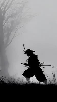 Samurai In Fog wallpaper thumbnail