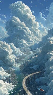 City In The Clouds wallpaper thumbnail