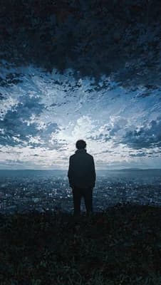 City Twilight Contemplation wallpaper thumbnail