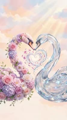 Swans wallpaper thumbnail