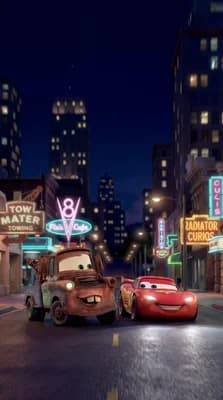 McQueen and Mater wallpaper thumbnail
