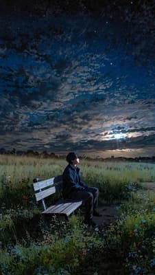 Night Sky Gazing wallpaper thumbnail