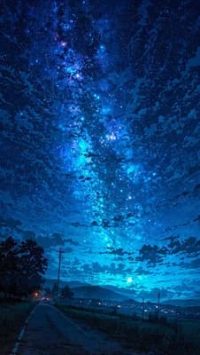 Starry Night Drive wallpaper thumbnail