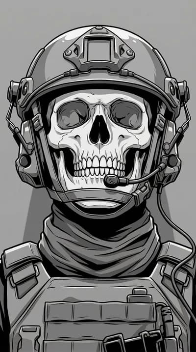 COD Skull Soldier: Tactical Terror wallpaper thumbnail