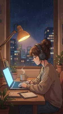 Rainy Night Focus wallpaper thumbnail