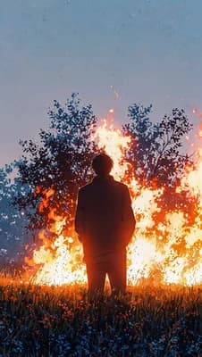 Fire And Solitude wallpaper thumbnail