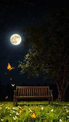 Moonlit Night Serenity wallpaper thumbnail