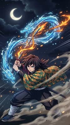 Demon Slayer Action wallpaper thumbnail