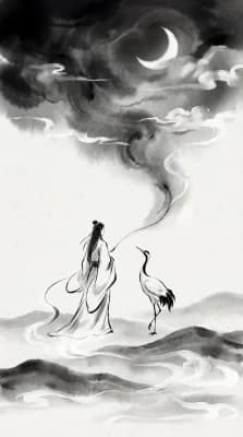 B&W Illustration wallpaper thumbnail