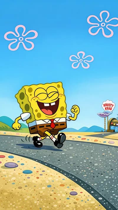 SpongeBob's Sunny Run wallpaper thumbnail