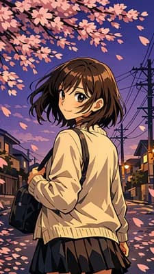 Cherry Blossom Girl wallpaper thumbnail