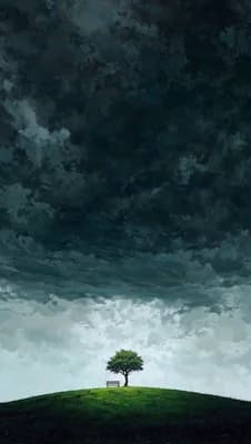 Stormy Day Solitude wallpaper thumbnail