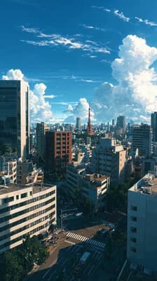 City Skyline View wallpaper thumbnail