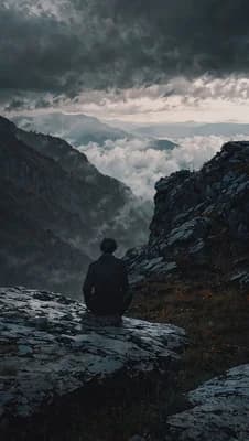 Moody Mountain View wallpaper thumbnail