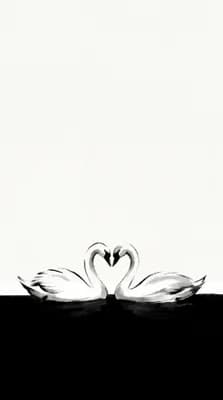 B&W Illustration wallpaper thumbnail