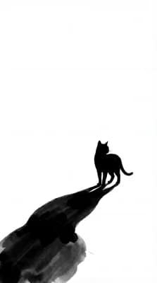 B&W Illustration wallpaper thumbnail