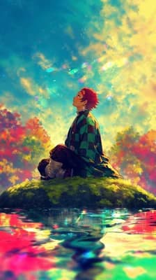 Serene Anime Scene wallpaper thumbnail