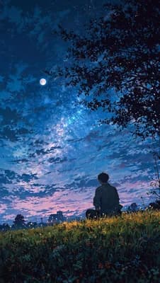 Night Sky Serenity wallpaper thumbnail