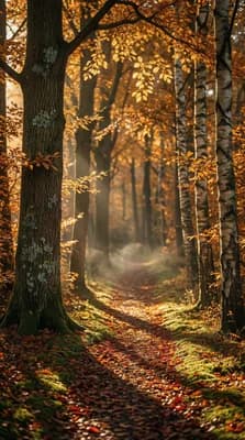 Autumn Forest Trail wallpaper thumbnail