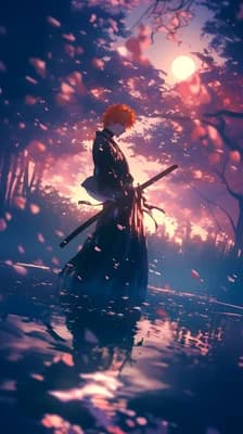 Samurai Sunset wallpaper thumbnail