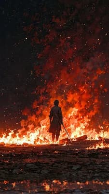 Warrior Against Inferno wallpaper thumbnail