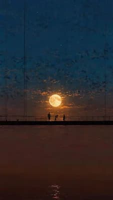 Moonlit Family Night wallpaper thumbnail