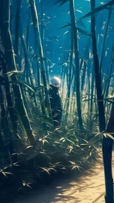 Ghostly Bamboo Swordsman wallpaper thumbnail