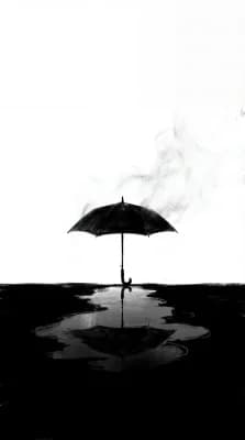 B&W Illustration wallpaper thumbnail