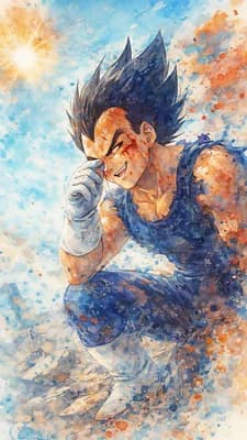 Fierce Anime Warrior wallpaper thumbnail