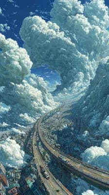 City Sky Highway wallpaper thumbnail