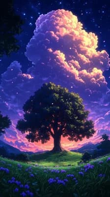 Dreamy Night Sky wallpaper thumbnail