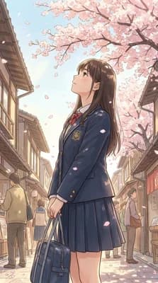 Sakura School Girl wallpaper thumbnail